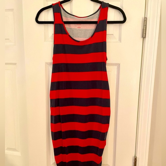 Isabel Maternity Side Rouched Midi Dress - Picture 1 of 2